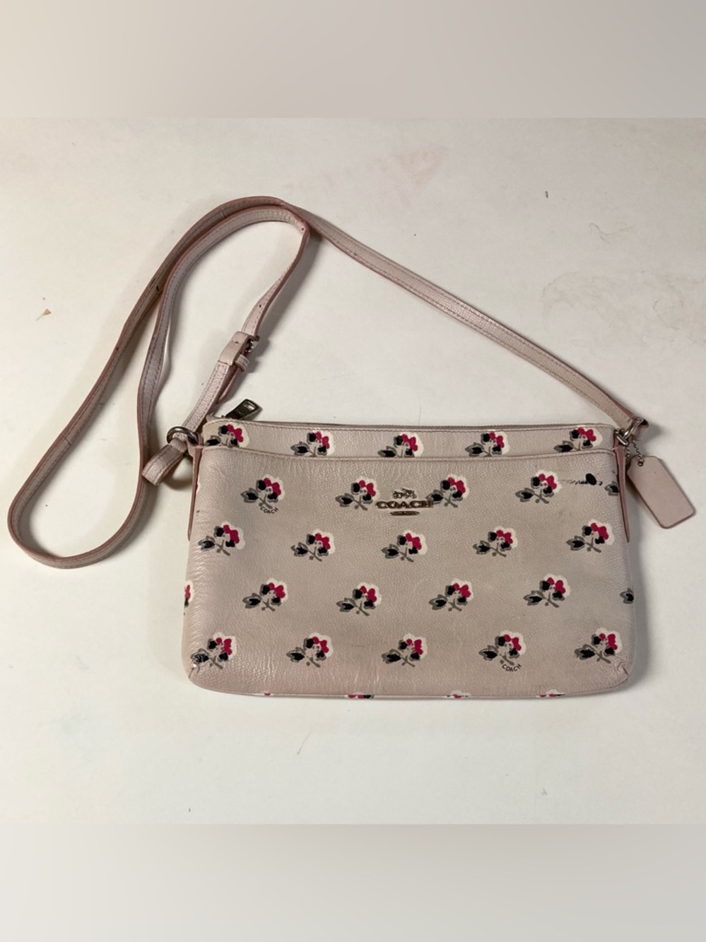 COACH East West Crossbody Floral Purse